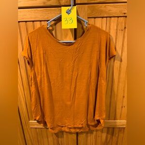 All in Motion Women's Orange Short Sleeve Top